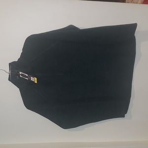 NWT Eddie Bauer 1/4 Zip. Green and black.